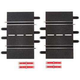 Carrera, Black 20020611 1/3 straights (2) Slot Car Track Accessory