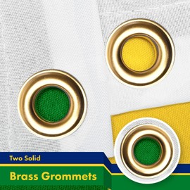 G128 Saint Vincent and the Grenadines Vincentian Flag | 3x5 Ft | LiteWeave Pro Series Printed 150D Poly | Country Flag, Vibrant Colors, Brass Grommets, Thicker and More Durable Than 100D 75D Polyester