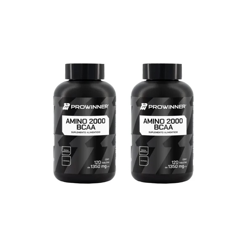 Kit 2 Piezas Amino 2000 BCAA Prowinner Amino 2000 BCAA