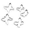 5-Piece Butterfly Cookie Cutter Set, Stainless Steel Molds for Sugar