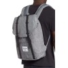 Herschel Supply Co. Retreat Backpack Gray Black Raven CrossHatch New