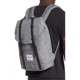 Herschel Supply Co. Retreat Backpack Gray Black Raven CrossHatch New