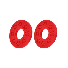 4 Pairs Guitar Strap Locks, Strap Blocks for Secure Guitar Protection, Easy to Use Strap Locks for Guitars and Bass (Red)