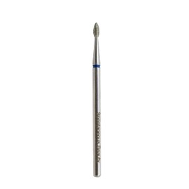 Spontaneous Beauty Premium Diamond Nail Drill Bit 3/32" Shank (Flame Shape Tiny - Medium Grit)