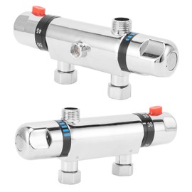 Thermostatic Mixing Valve Constant Temp Control Shower Mixer Valve DN15 for Bathroom
