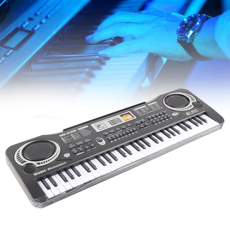 61‑Key Electric Digital Key Board Piano Musical Instruments Kids Toy