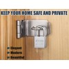 Litensh 90° Right Angle Stainless Steel Door Locks with Padlock,