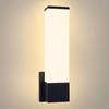 Kalium Modern Wall Sconces，Dimmable Black Wall Sconce, 3000K Warm White