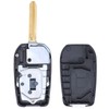Keymall Modified Upgraded Flip Key Shell Case Replacement for Toyota