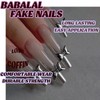 BABALAL Press on Nails Long Coffin Nails Supplies French Tip