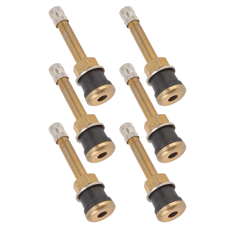 10 Pcs Valve Stems Straight Brass Heavy Duty Clamp in