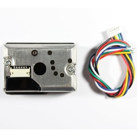 Paradisetronic.com Sharp GP2Y1010AU0F Fine Dust Sensor with Connection Cable, Easy Particle Detection, Air Quality Sensor, Measuring Indoor Air Quality e.g. for Arduino