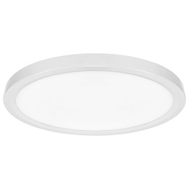 LUXRITE Slim 7 Inch LED Flush Mount Ceiling Light, 15W 1000LM, 5CCT 2700K 3000K 3500K 4000K 5000K, Dimmable LED Ceiling Light, Damp Rated, Energy Star, Title 24