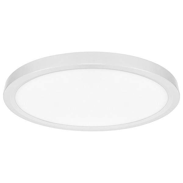 LUXRITE Slim 7 Inch LED Flush Mount Ceiling Light, 15W