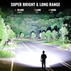 Rechargeable Spotlight, 99000 Lumens Super Bright Led Spotlights Flashlight with