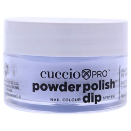 Cuccio Colour Powder Nail Polish - Lacquer For Manicure And Pedicure - Highly Pigmented Powder That Is Finely Milled - Durable Finish With A Flawless Rich Color - Peppermint Pastel Blue - 0.5 Oz