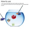 Khanoqq Interactive Betta Fish Flare Stick Toy for Tanks -