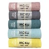 Moku Face Towels, 5-Piece Set, 13×39 inches, Made in Japan,