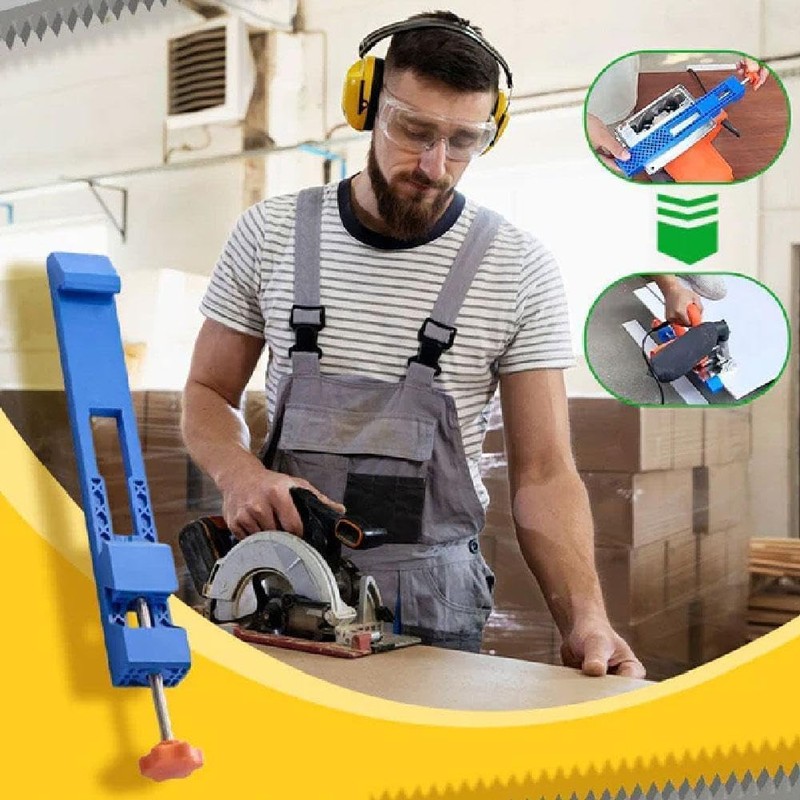 LSTORENICE Adjustable Cutting Machine Base Guide Precision Wood Cutting Guide