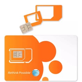 AT&T SIM OEM NANO 5G, 4G LTE sim card   NEW UNACTIVATE, TRIPLE CUT SIM (3 IN 1)