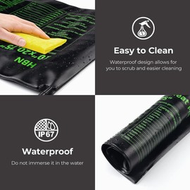 Durable Seedling Heat Mat,Waterproof Hydroponic Heating Pad,Seedling Heating Pad for Winter Indoor Seedling Germination and Greenhouse(10"x 20.75",2pc)