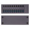 10 Port USB3.0 Hub Splitter Independent Power Supply Charging Data