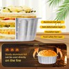 Beasea Ramekins 8 oz with Lids Disposable, 120 Pack 8
