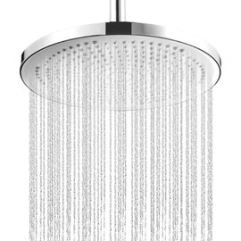 Rainfall Shower Head,Large Shower Head 10 Inch,Adjustable Replacement Shower Head by Electroplating Process,Round Fixed Shower Head and Rain Shower Head