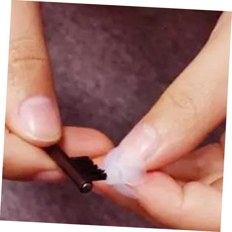OHPHCALL 5pcs U-shaped Hearing Aid Cleaning Brush Black Hearing Amplifier