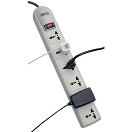 Tripp Lite International 6-Outlet Universal Surge Protector Power Strip, British 1.8M / 5.9 Feet Power Cord, 230V 10A 2300W, 750 Joules, (SUPER6OMNIB)