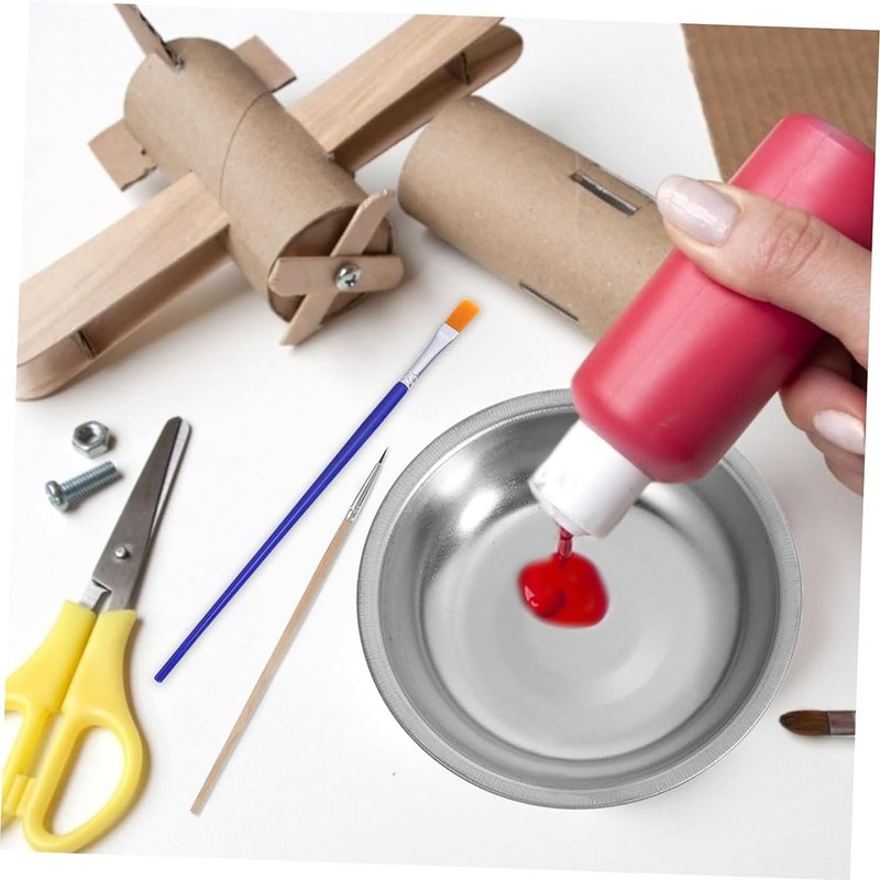 Samcos Plastic Model Paint Set, 8 Piece Set, Paint Dishes,