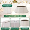 Lanpn 30 Inch Christmas Tree Collar, Plush Tree Collar Tree