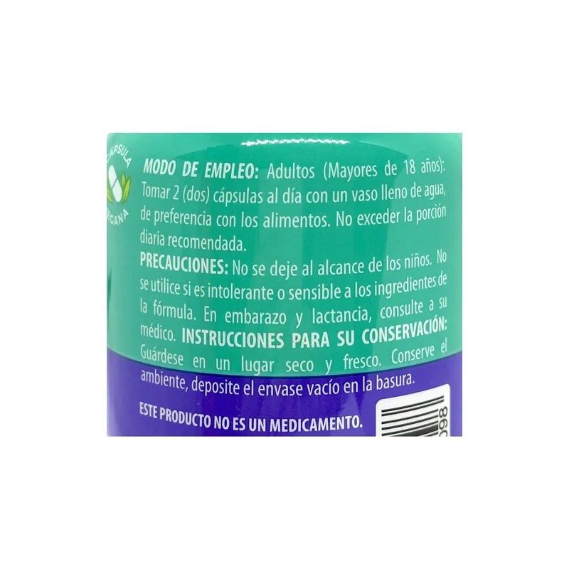 Magnesio (óxido) Alcaravea Papaya 60 Caps Vegetales Solanum