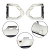 labwork Front Bumper Fog Light Outer Bezel Cover Black Replacement