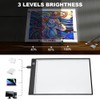 AUAUY A5 LED Light Pad for Diamond Painting, 3 Levels