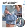 TORRAS COOLiFY iva Handheld Fan with Ice Cooler, 5000mAh Rechargeable