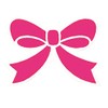 Heiko Gift Stickers M Ribbon Pink 104 Pieces #7064600 104 Pieces
