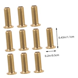 Mobestech 40 Pcs Hose Connector Compression Sleeves Oil Lines Adapter Oil Lines Compression Bushing Oil Lines Bushing Compression Fitting Adapter Compression Insets Oil Lines Fitting Copper