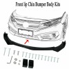 KEEPDSGN For Ford Focus RS ST Front Bumper Lip Splitter