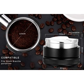 Apexstone 53mm Coffee Distributor,Espresso Distributor 53mm,Espresso Distribution Tool 53mm,53mm Espresso Distributor Leveler Tool,Coffee Leveler Fits for 54mm Breville Portafilter