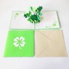 Pop-Up Card Lucky Clover with Envelope 3D Birthday Card 15