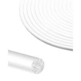 ZOWZOW 20FT Backer Rod, White Foam Rubber Caulk Saver for Gaps and Joints, Concrete Expansion Joint Filler, Weather Strip Seal Filler for Wall Cracks