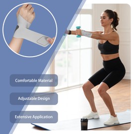 Athletic Wrist Brace | Arm Brace Adjustable Sports Strap Guard | Breathable Fitness Relief Support, Injuries Prevention for Basketball, Tennis, Cycling
