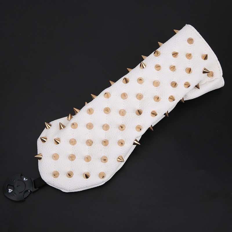 Rivet Wooden Club Protection Headcover Unique PU Waterproof Golf Putter