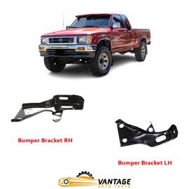 Vantage Auto Parts - Front Bumper Brackets Driver and Passenger Side Compatible with Toyota Pickup 1989-1995 | DIRECT REPLACEMENT | 5201135060 5201235060 | ‎TO1067107 TO1066107