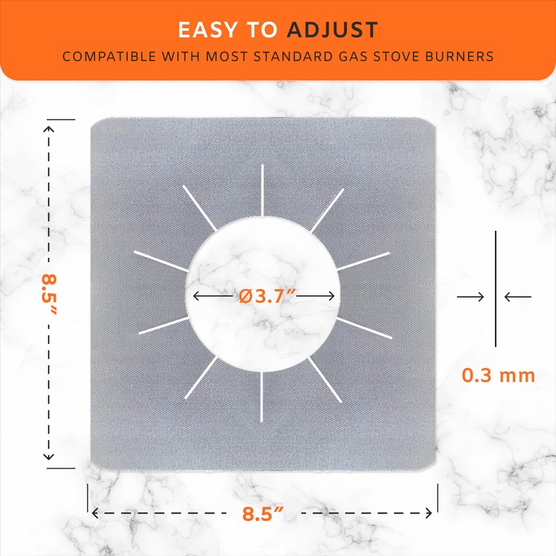 Gas Stove Protectors, Reusable Burner Covers, top Range Liners for
