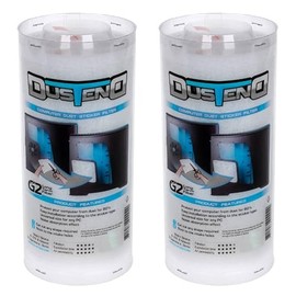 DustEND Long-Lasting Computer Dust Filter, Model G2, White, 2-Pack