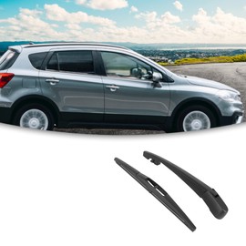 ACROPIX Rear Windshield Wiper Blade Arm Set Fit for Suzuki SX4 - Pack of 1 Black