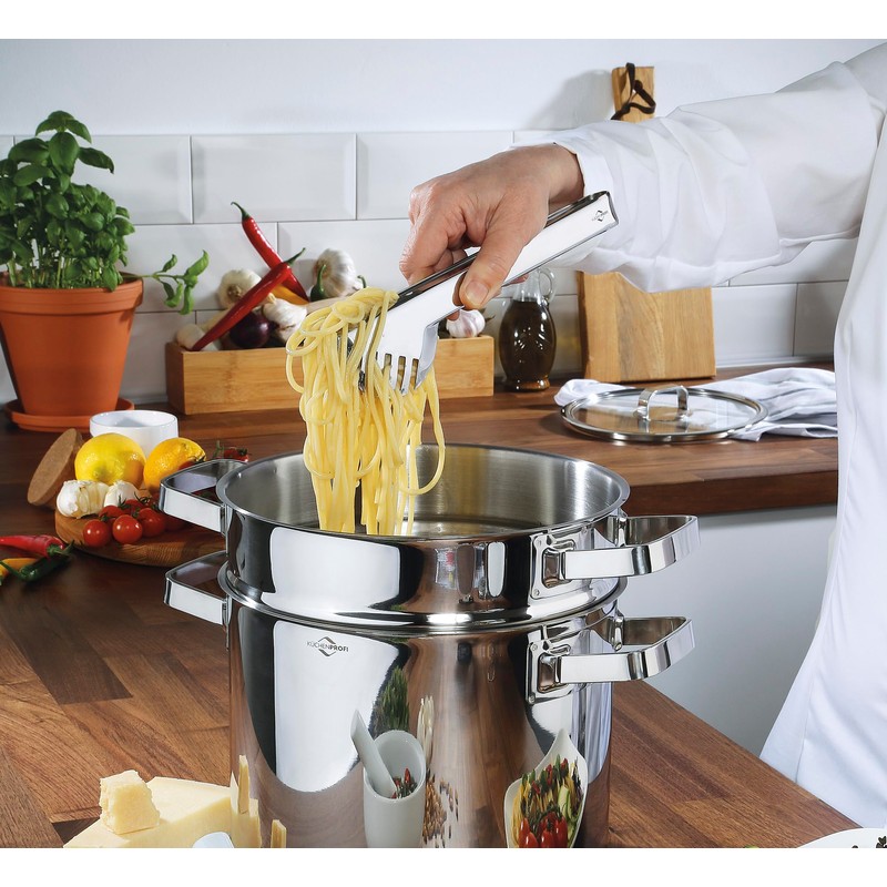Küchenprofi Pasta Tongs BRASSERIE | Rustproof Stainless Steel | Serving