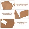 Pack of 10 Folder with Pocket A4, Kraft Document Folder,